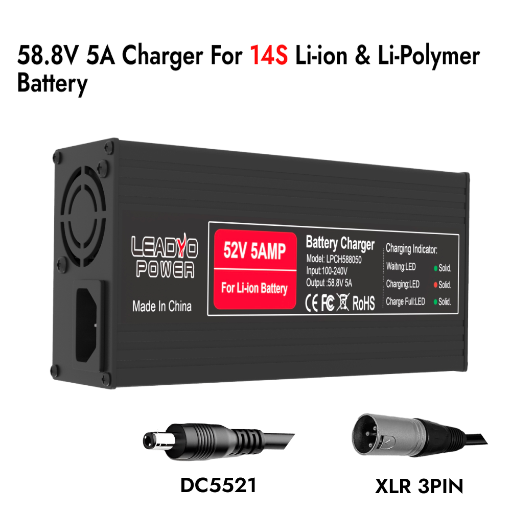 54.6V 58.8V 67.2V  5A Charger  - 84V 20A Smart Charger recension och pris