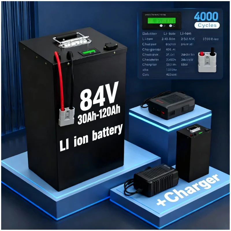 84V 50Ah 30Ah 100Ah 60Ah 80Ah  - 72V 40Ah Lifepo4 Battery Pack recension och pris