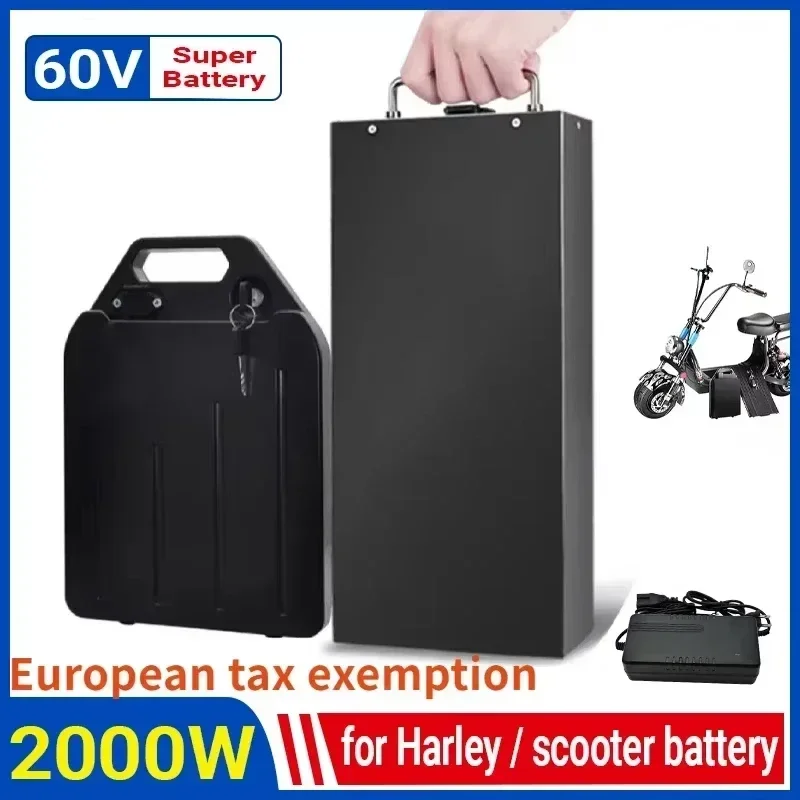 60V Lithium Battery with Over- - 60V 50Ah Electric Scooter Battery recension och pris