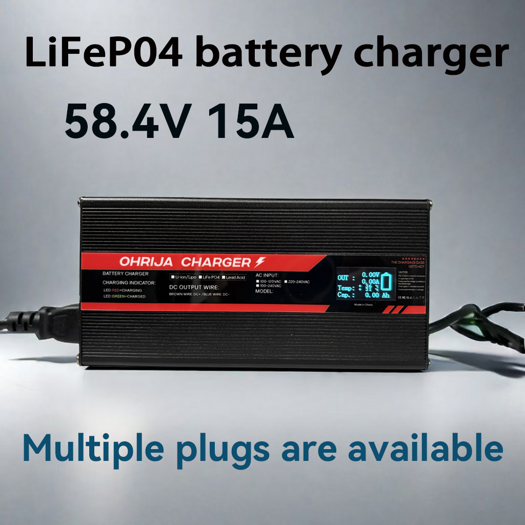 OHRIJA 58.4V 15A High Power Fa - 84V 20A Smart Charger recension och pris